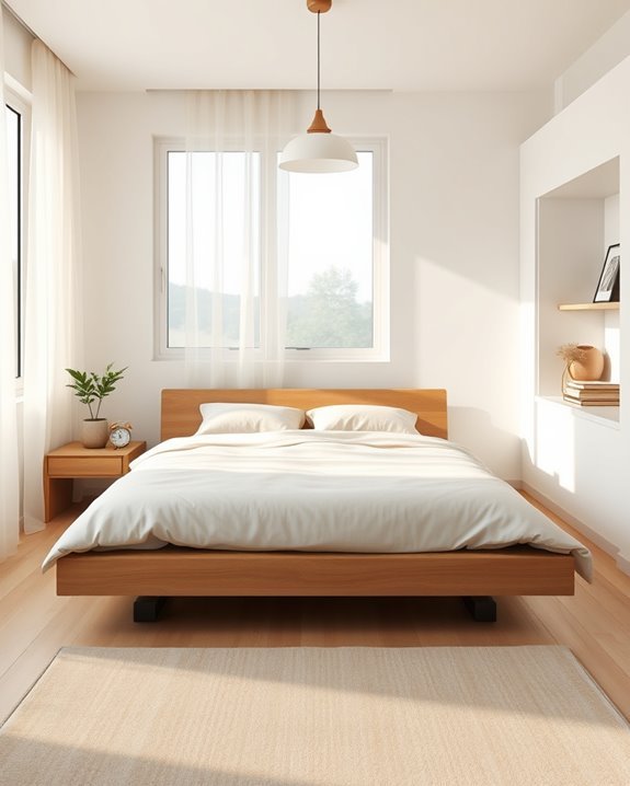 serene minimalist bedroom design