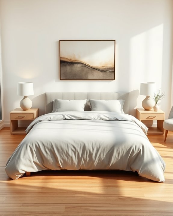 serene minimalist bedroom design