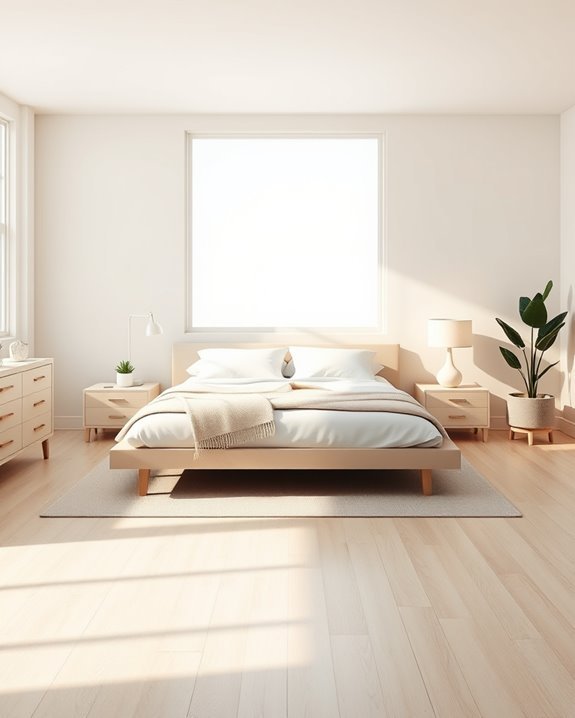 serene minimalist bedroom transformation