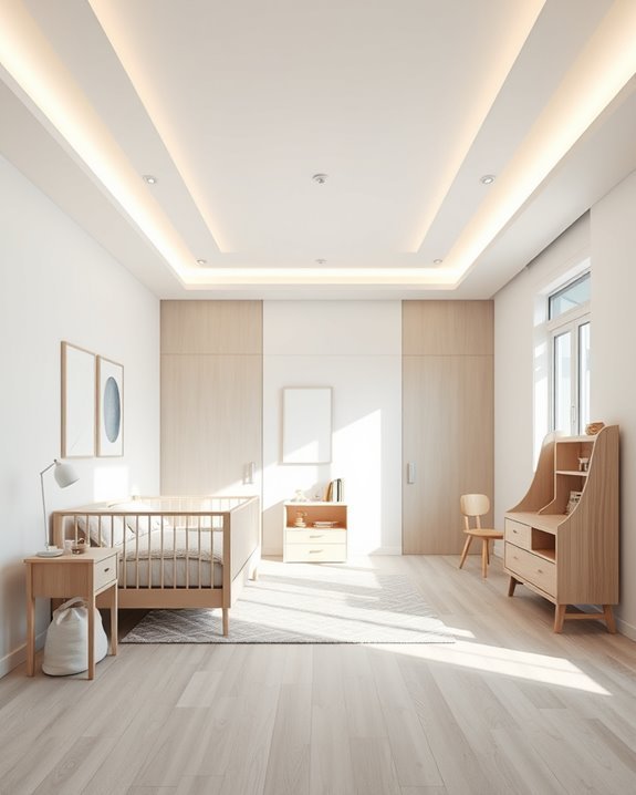 serene minimalist child s bedroom