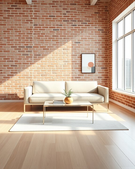 serene minimalist living room