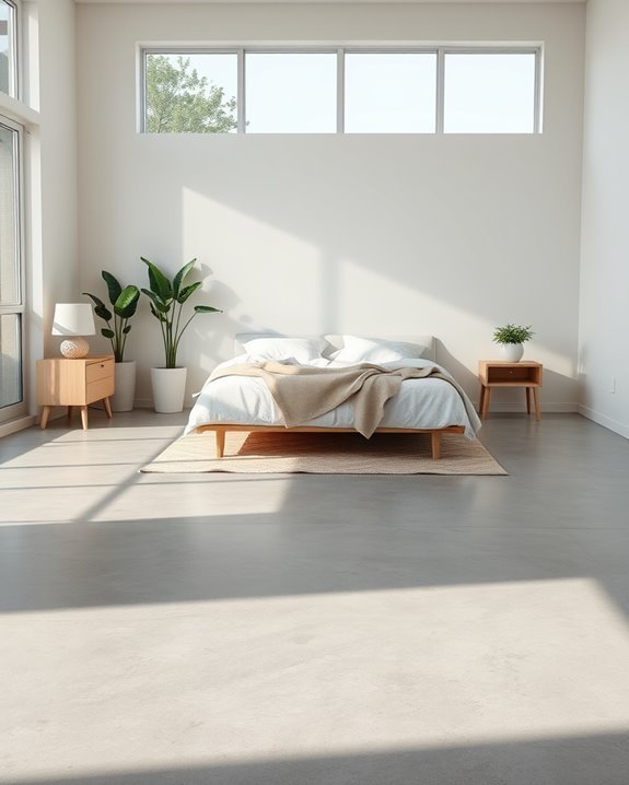 serene minimalist scandinavian bedroom