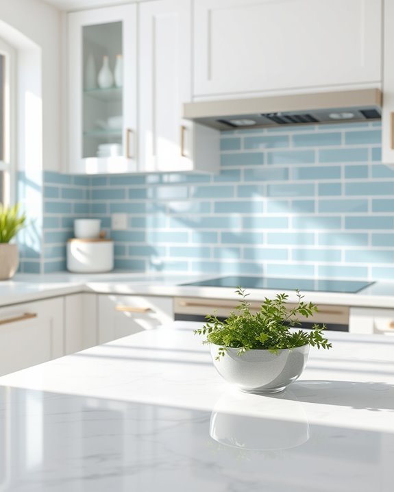 serene robin s egg blue tiles