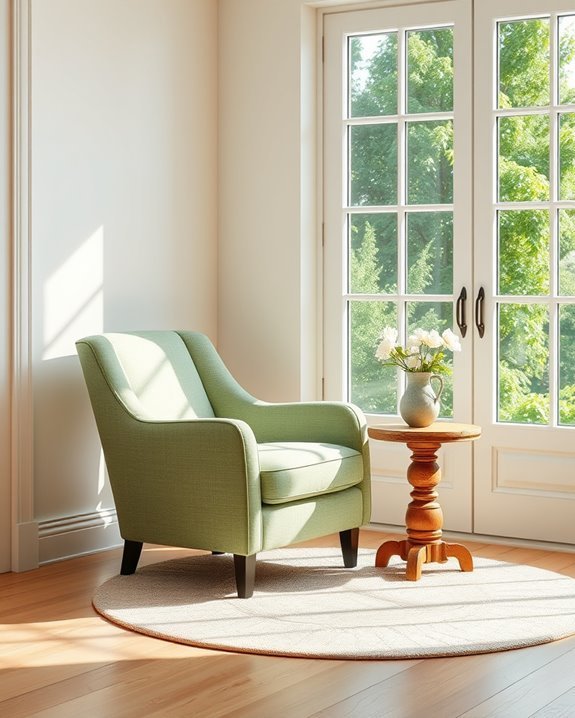 serene sage green decor