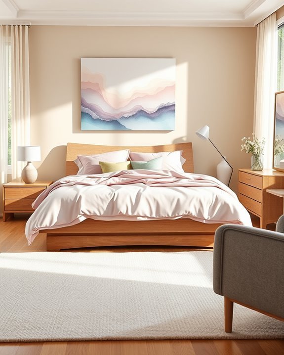 serene soft color gradients
