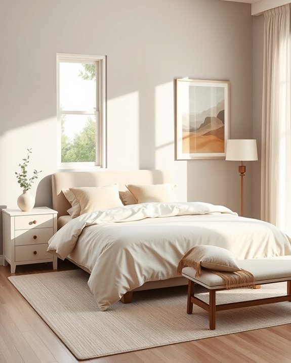 serene soft neutral palette
