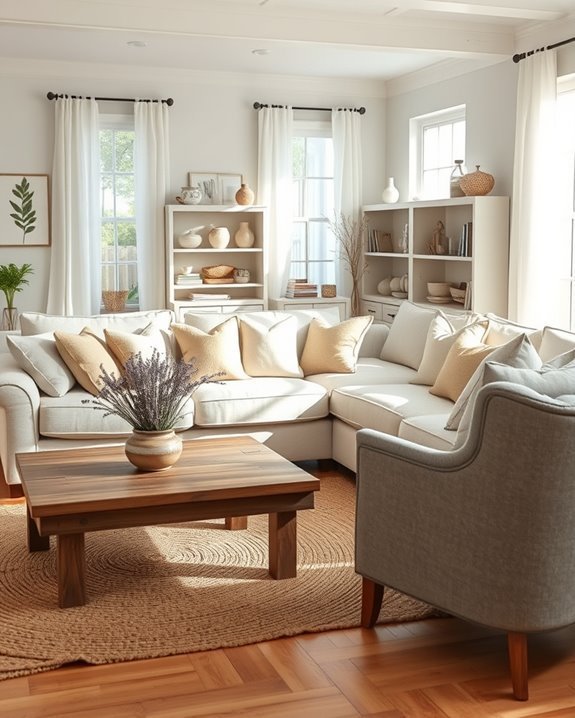 serene soft neutral palettes