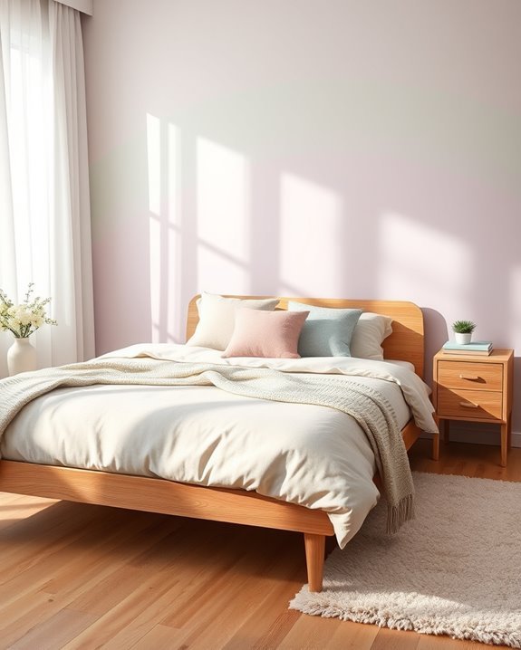 serene soft pastel sanctuary