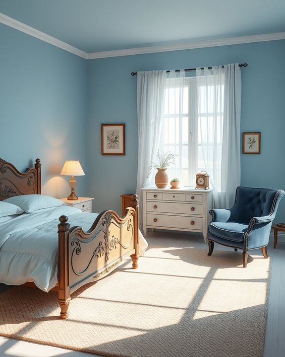 serene vintage bedroom retreat