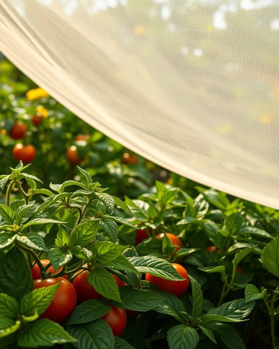 shade cloth temperature control