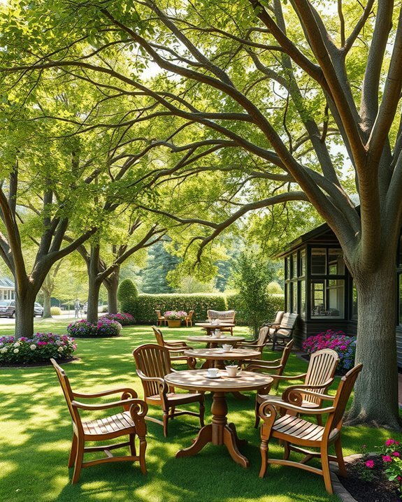 shade trees enhance comfort