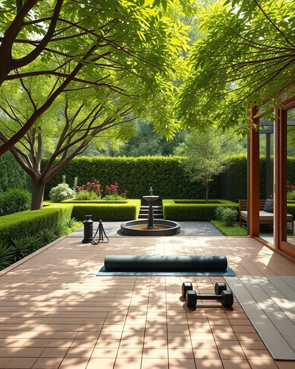 shade trees enhance workouts
