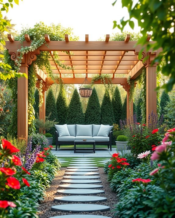 shaded garden retreat design