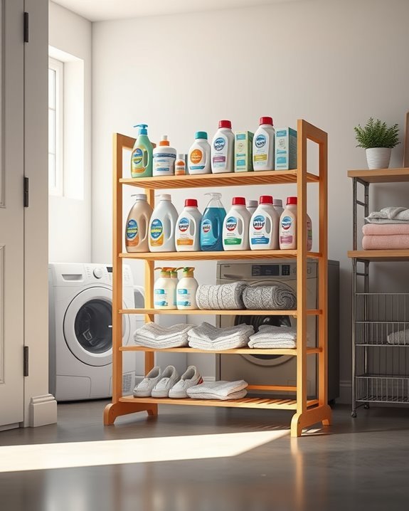 shoe rack laundry organization