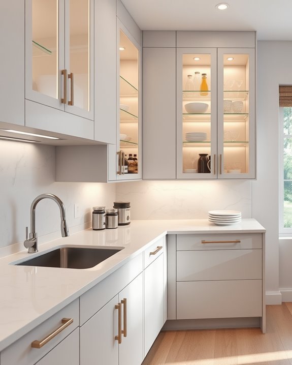 showcase beautiful dishware elegantly