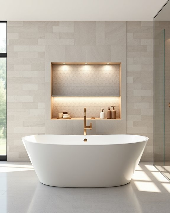 shower niche design integration