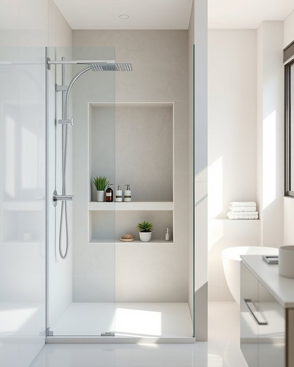 shower niche storage solution