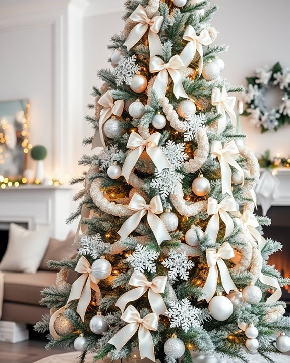 silver and white elegance