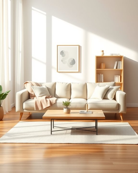 simplify for a serene space