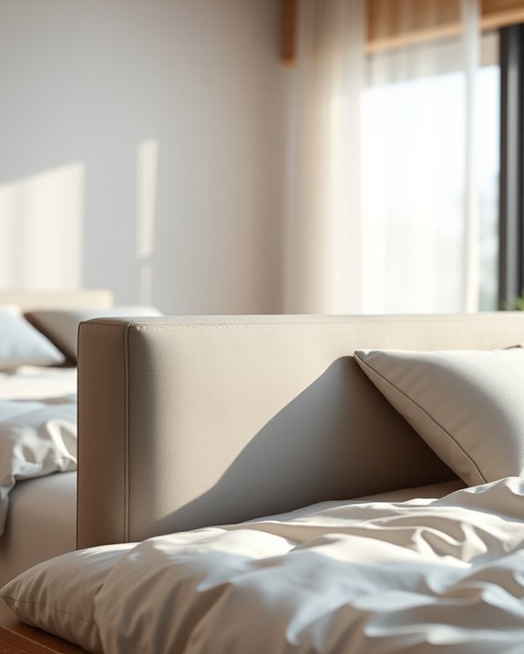 sleek contemporary backrests design