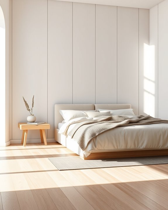 sleek customizable bedroom panelling