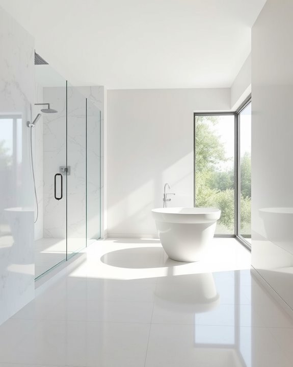 sleek durable bathroom panels
