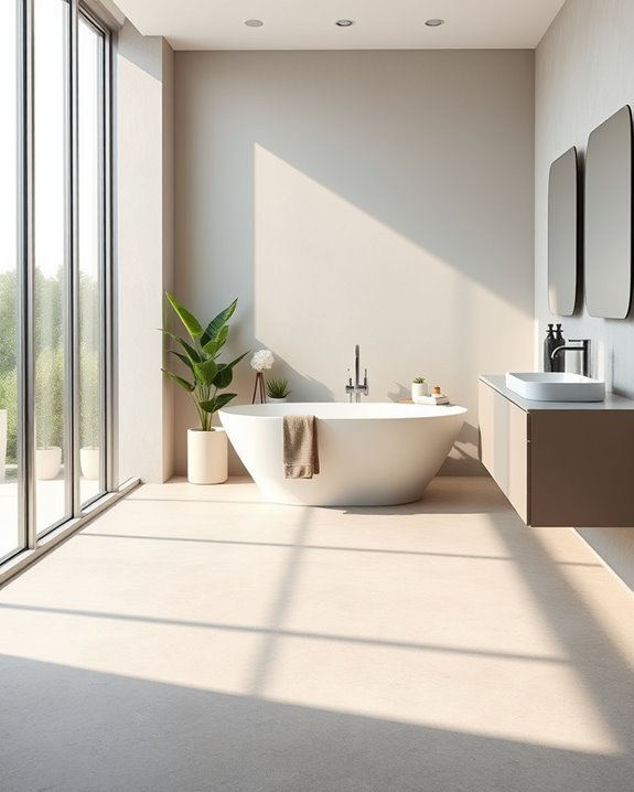 sleek durable bathroom solution