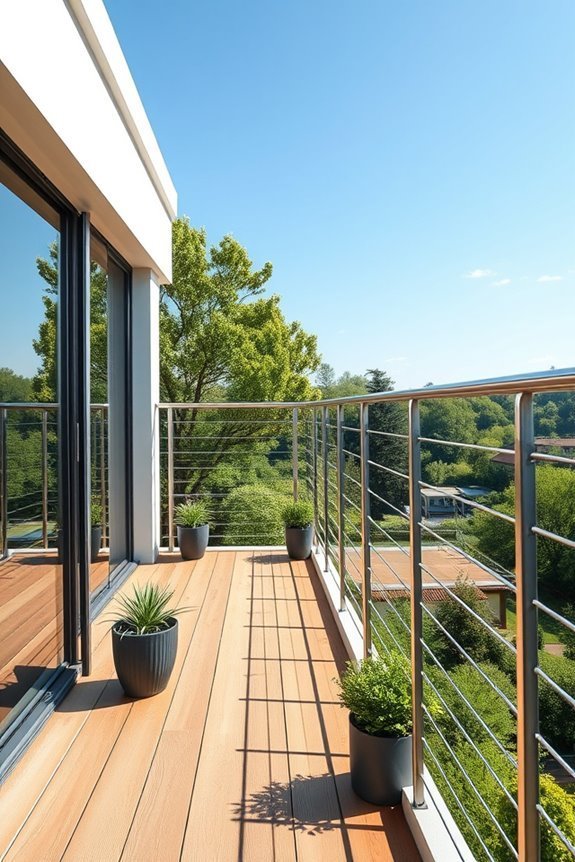 sleek durable unobstructed views