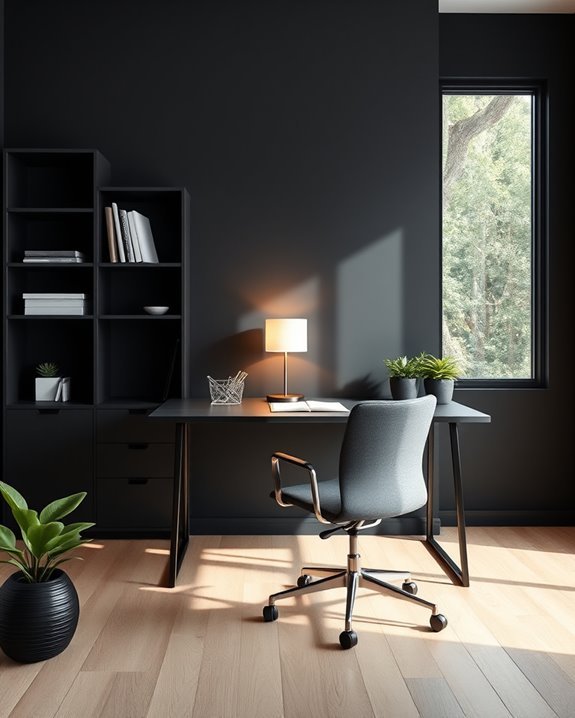 sleek efficient workspace design