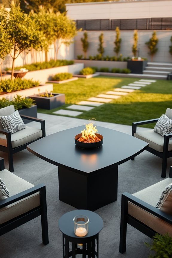 sleek fire table benefits