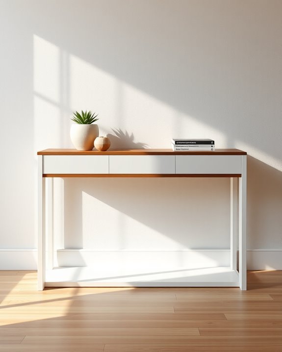 sleek functional interior accent