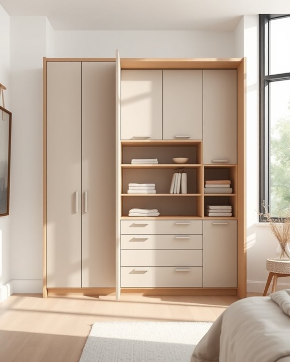 sleek functional minimalist storage