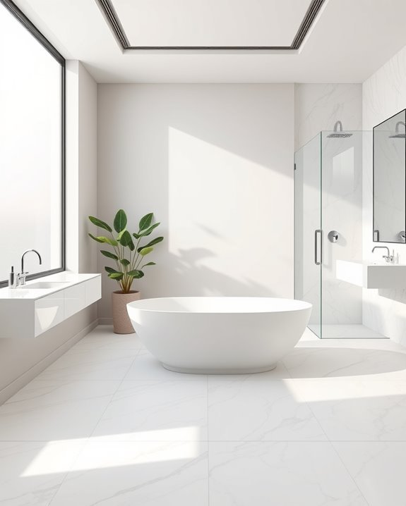 sleek functional organized bathrooms