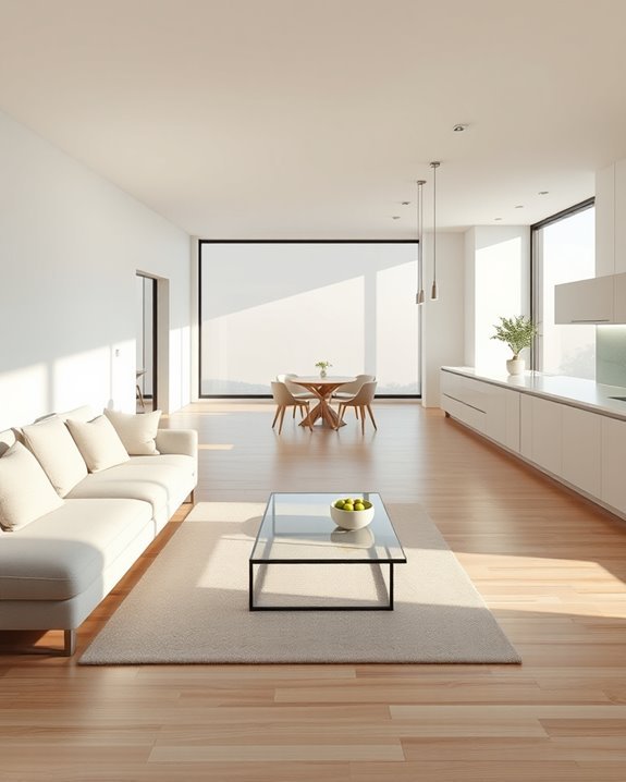 sleek functional uncluttered aesthetic