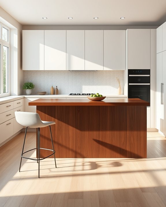 sleek functionality in kitchens