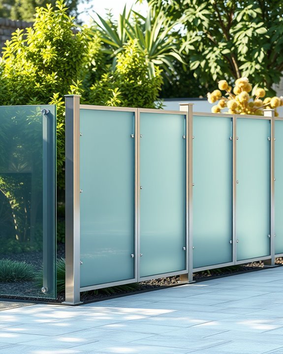 sleek glass and steel design