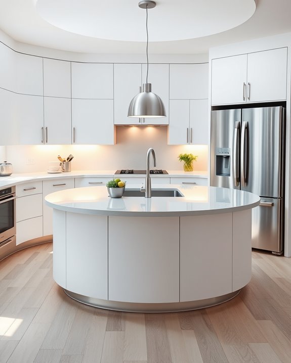 sleek hardware enhances design