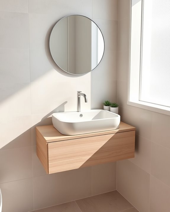 sleek minimalist sink designs