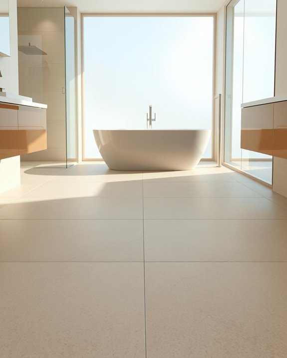 sleek modern bathroom elegance
