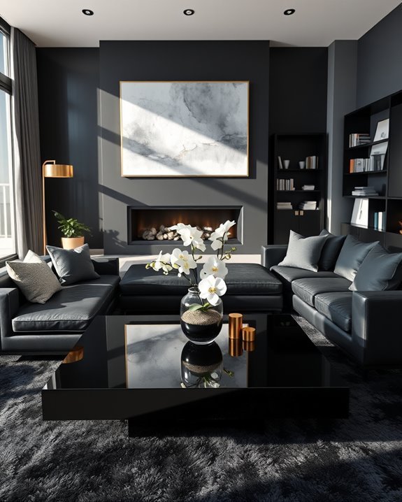 sleek modern black elegance