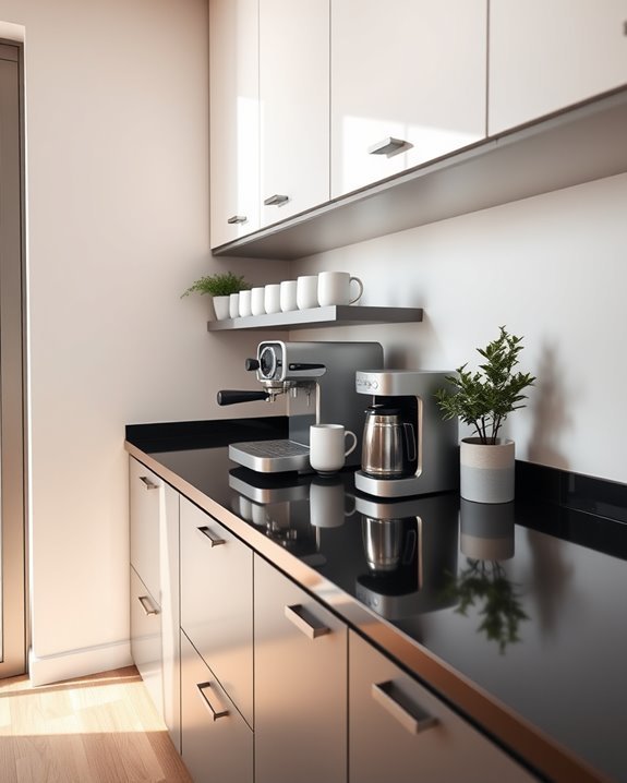 sleek modern coffee aesthetics