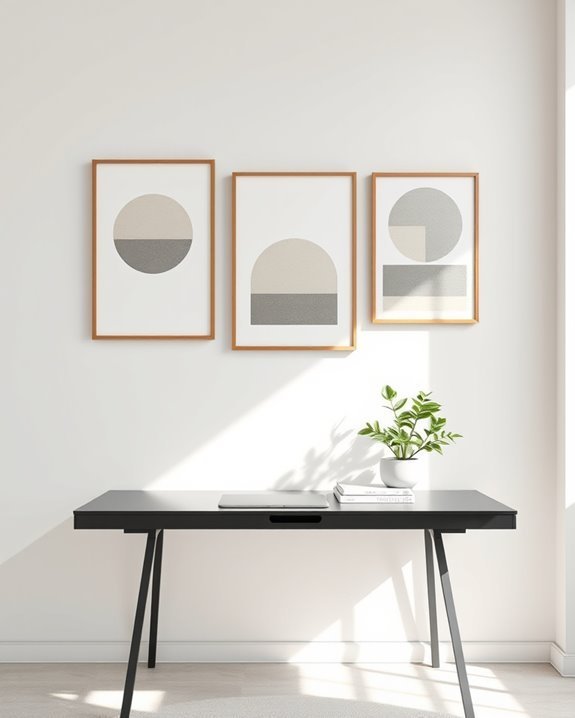sleek modern geometric artwork