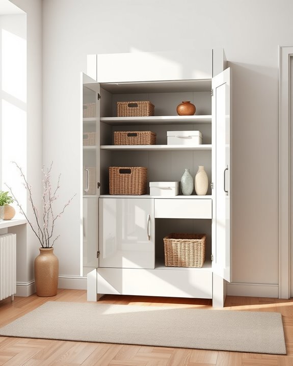 sleek modern storage solution