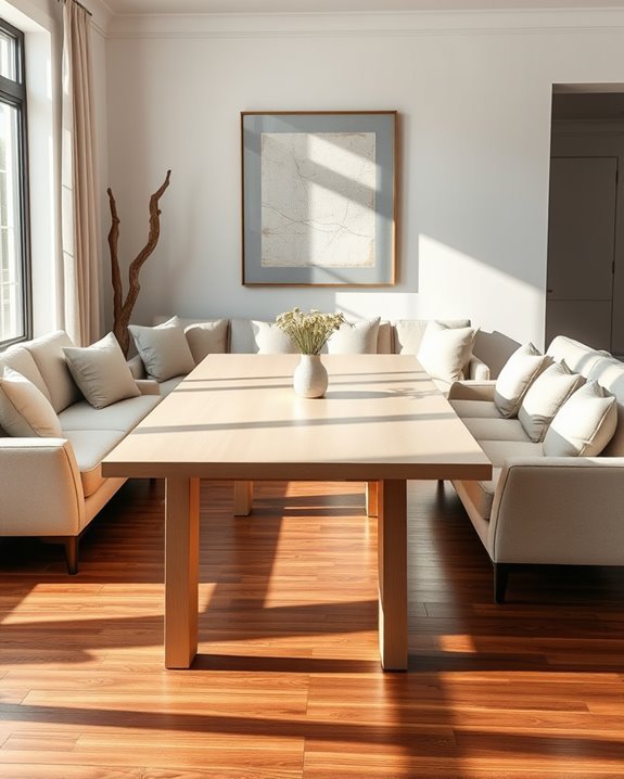 sleek multifunctional dining tables