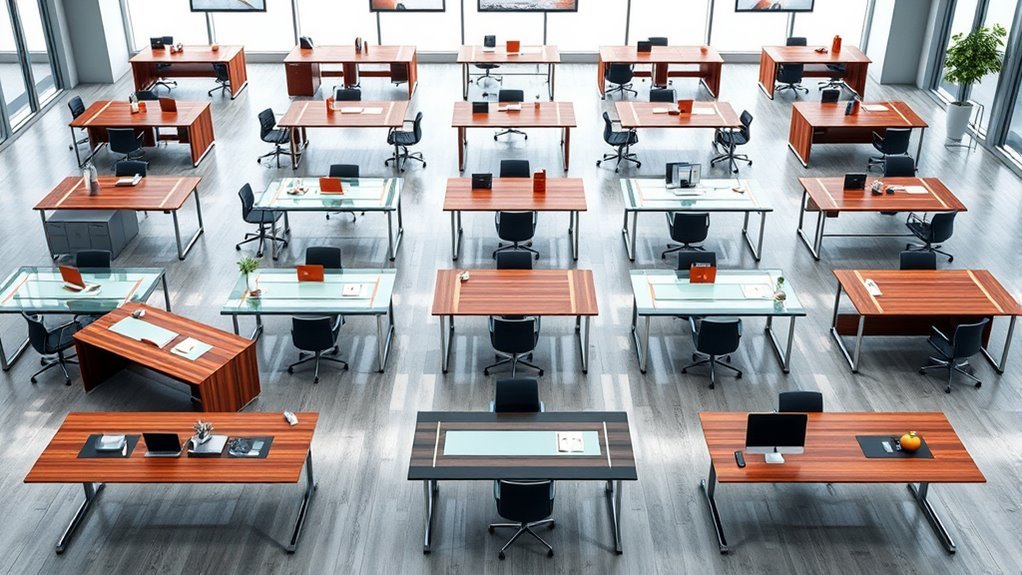 sleek professional workspace designs