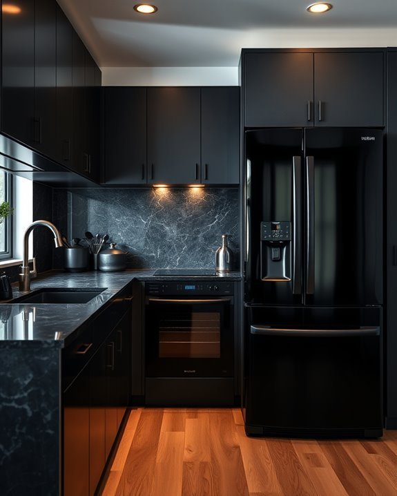 sleek sophisticated glossy appliances