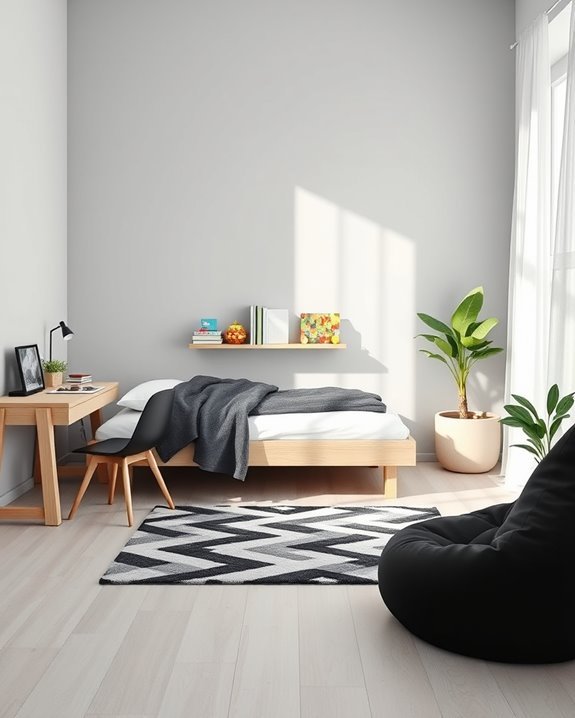 sleek sophisticated monochrome design