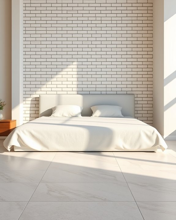 sleek subway tile design