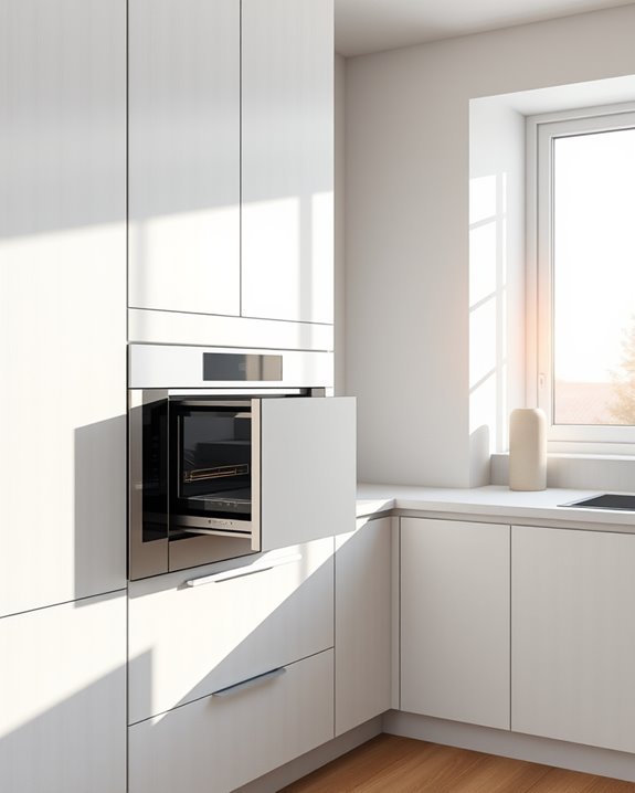 slide out microwave convenience