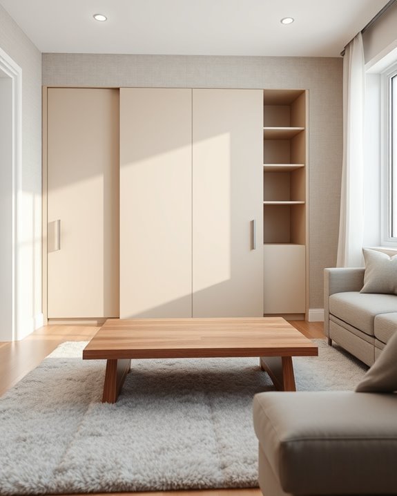 sliding door storage solutions